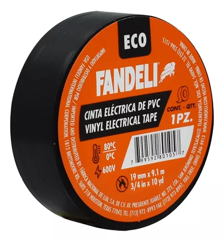 CINTA AISLAR NEGARA 19X18.3M FANDELI 