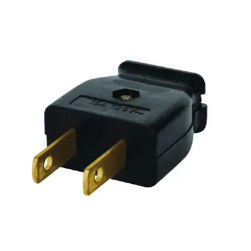 Clavija de plastico pata plana AKSI 117372	