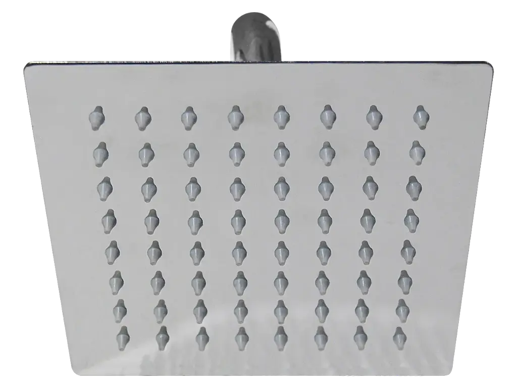 REGADERA CUADRADA 4" CROMADA AFER REC4 