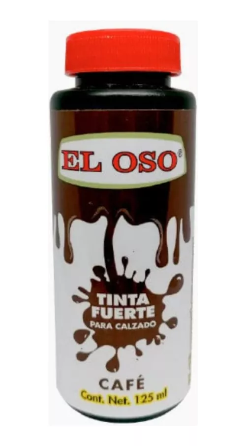 TINTA FUERTE PARA CALZADO CAFE EL OSO 