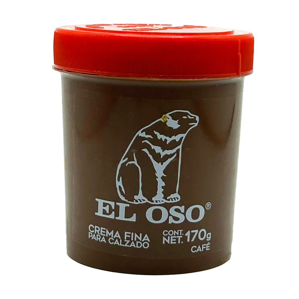 CREMA FINA PARA CALZADO EL OSO COLOR CAFE 
