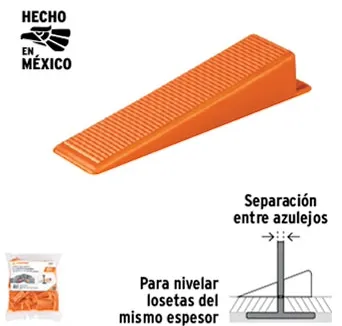 CUÑAS PARA NIVELACION DE AZULEJOS 100518 TRUPER 