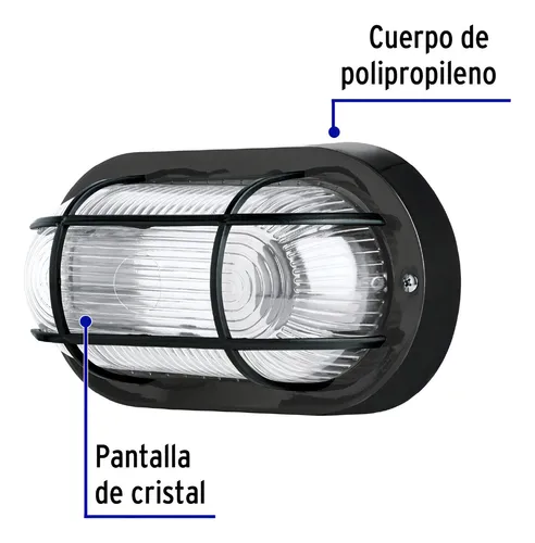 ARBOTANTE OVALADO SIN LAMPARA VOLTECK LAIT 49864 TRUPER 
