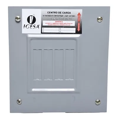 CENTRO DE CARGA 4 VENTANAS PARA EMPOTRAR IGESA CC04E