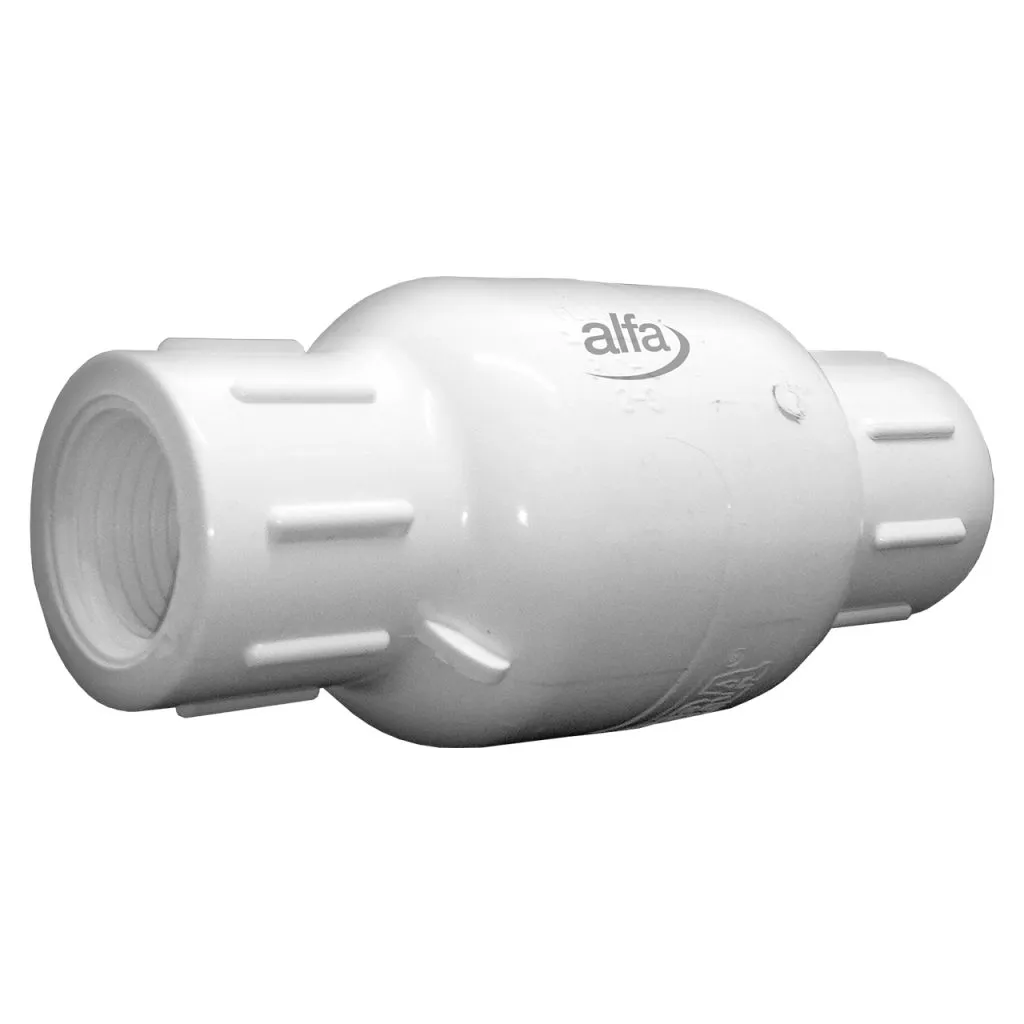 VALVULA CHECK PVC RESORTE LISA 1/2 ERA CR12E
