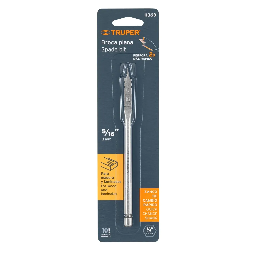 BROCA PLANA DE MANITA 5/6"PARA MADERA,(TRUPER)11363