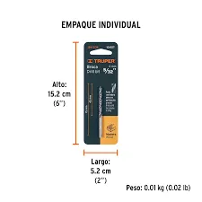 BROCA CON PUNTA CENTRADORA PARA MADERA 5/31",(TRUPER)101627