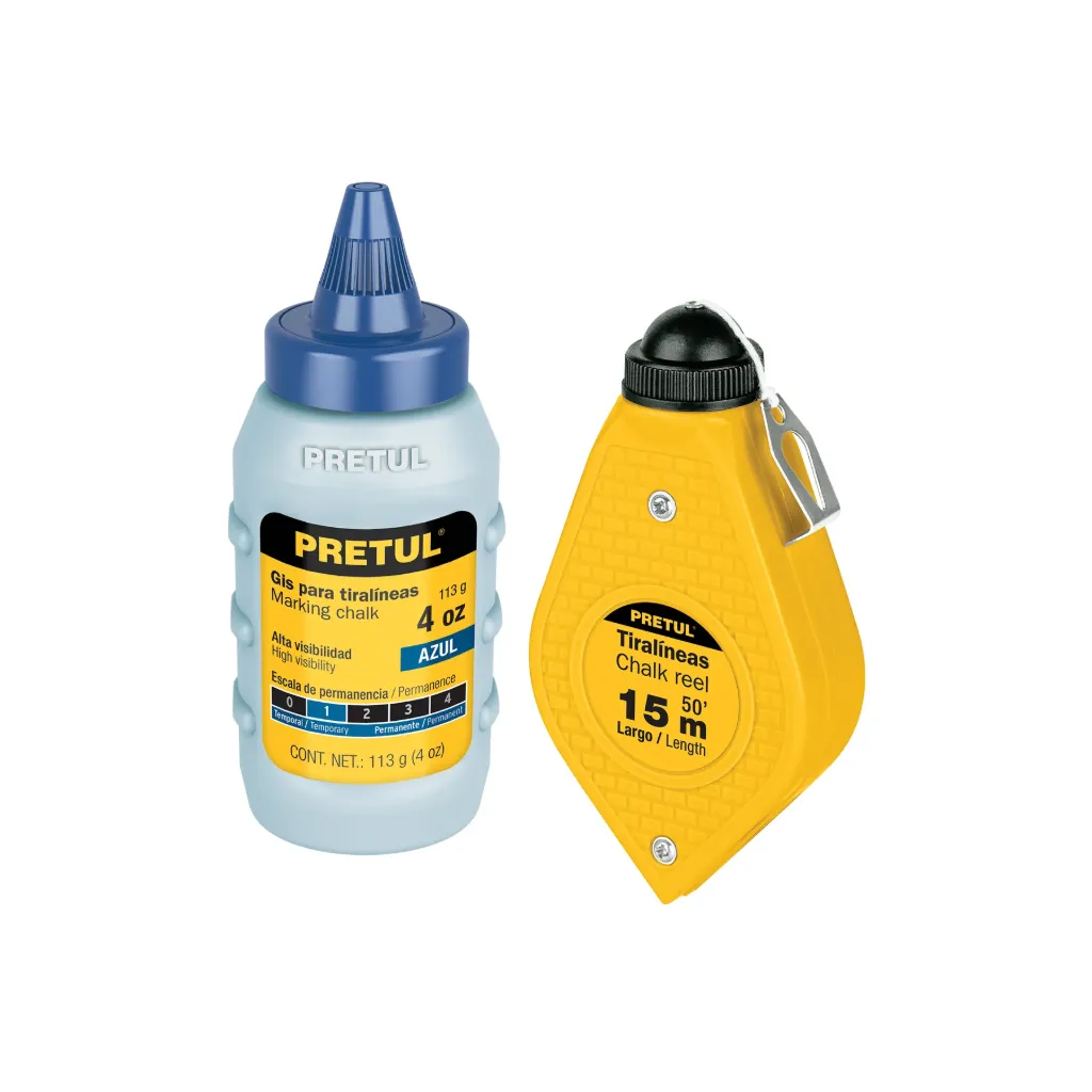 TIRALINEAS PLASTICO CON GISM(50FT),PRETUL 28574