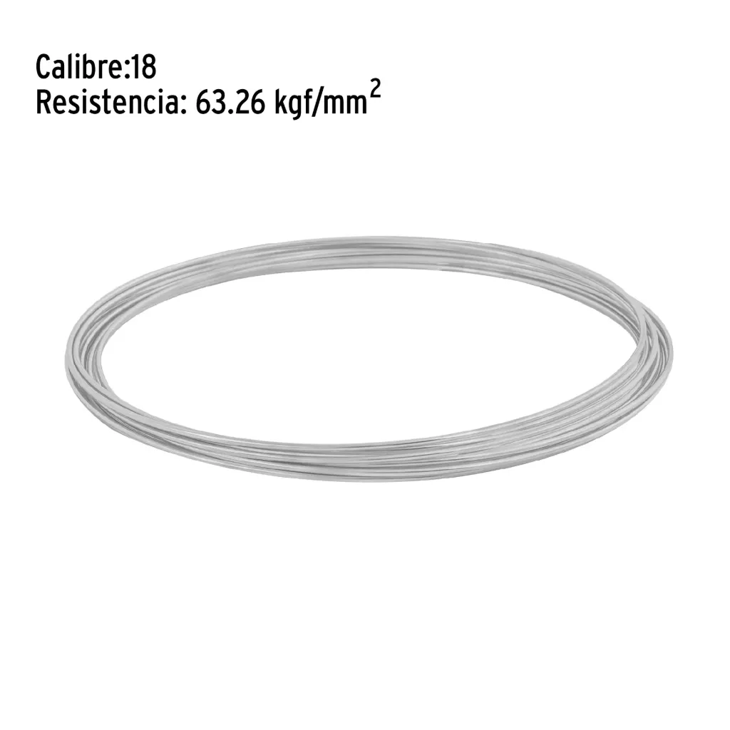 ALAMBRE GALVANIZADO 30G CAL 18 FIERO (TRUPER) 45116